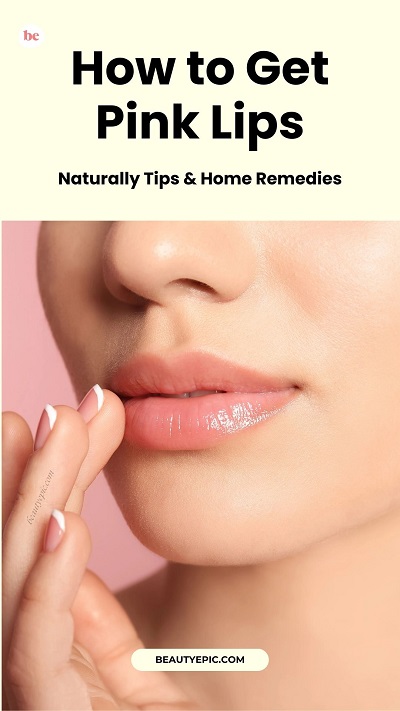 How to Get Pink Lips