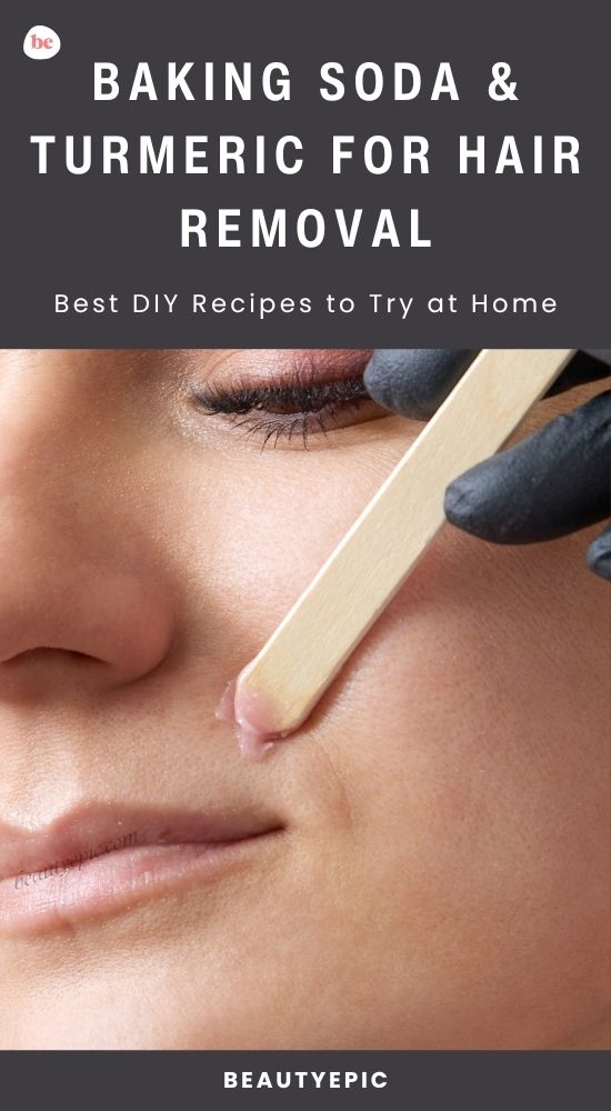 Baking Soda & Turmeric for Hair Removal