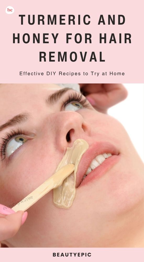 Turmeric and Honey for Hair Removal