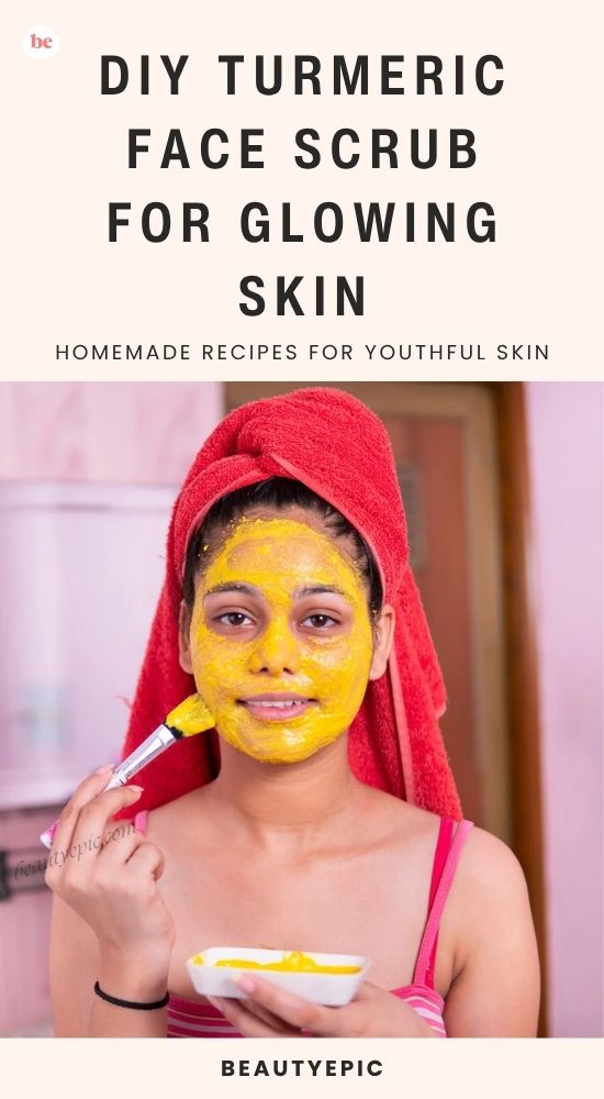 Turmeric Face Scrub for Glowing Skin