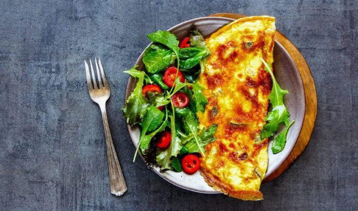 Egg White Veggie Omelette