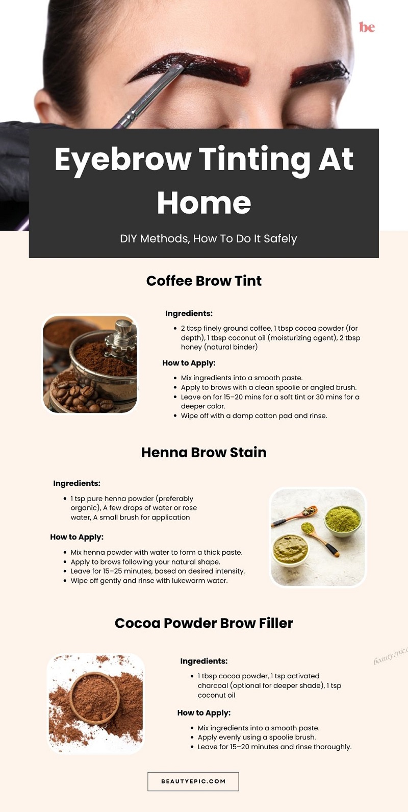 Eyebrow Tinting At Home