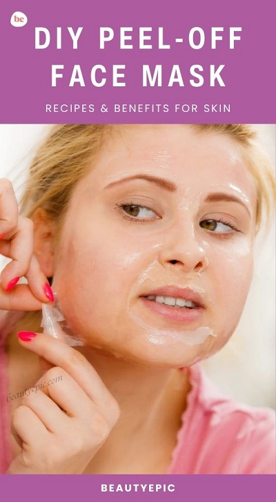 diy peel off face mask
