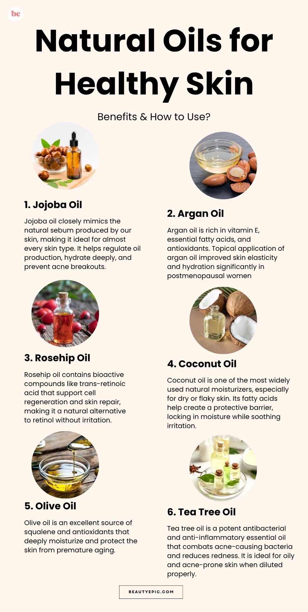Natural Oils for Healthy Skin