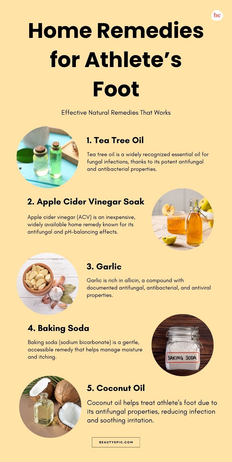 Home Remedies for Athlete’s Foot
