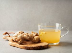 ginger tea for bloating