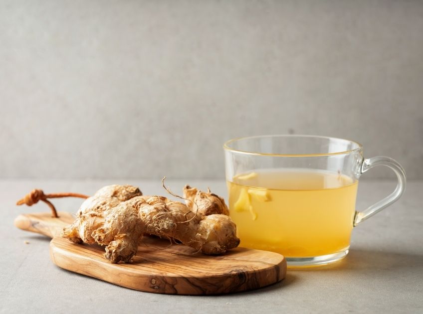 ginger tea for bloating