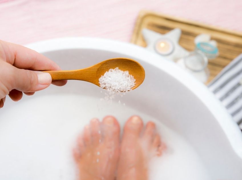 foot soak for bunion pain