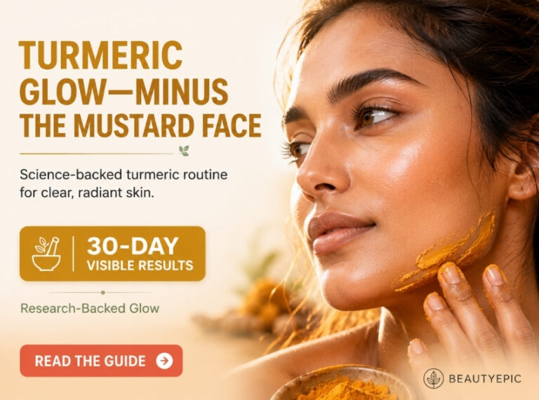Turmeric for Glowing Skin: Safe Use & Prevent Yellow Stains