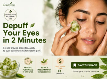 green tea ice cubes for face