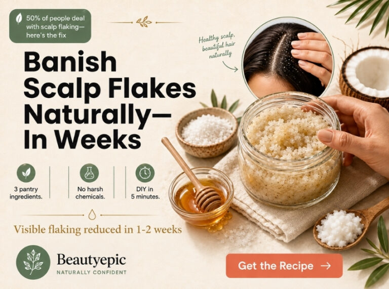 DIY Scalp Scrub with Kitchen Ingredients: Treat Flakes Naturally
