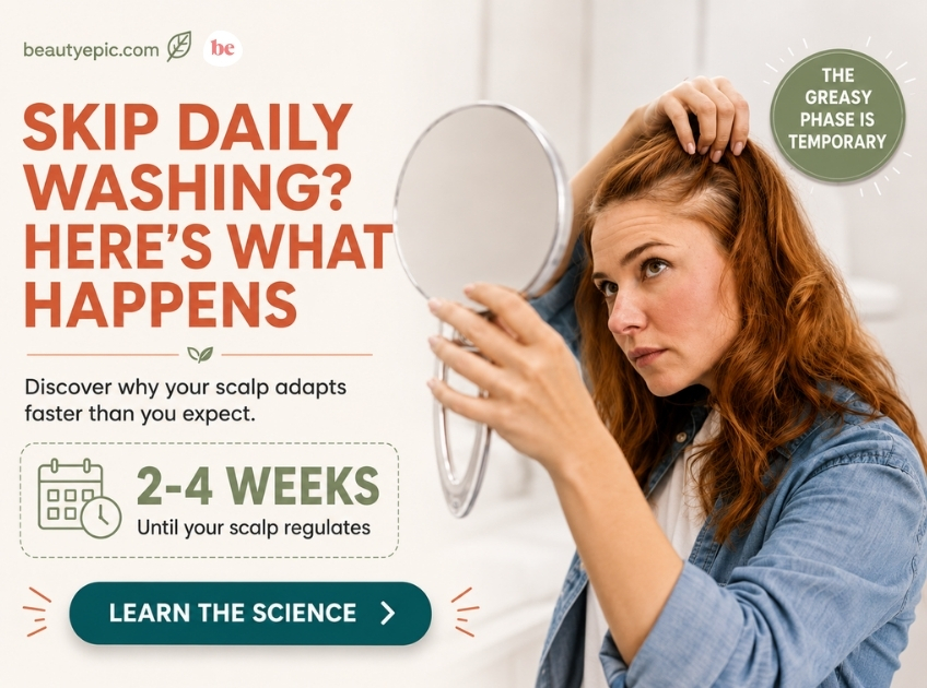 what happens when you stop washing your hair